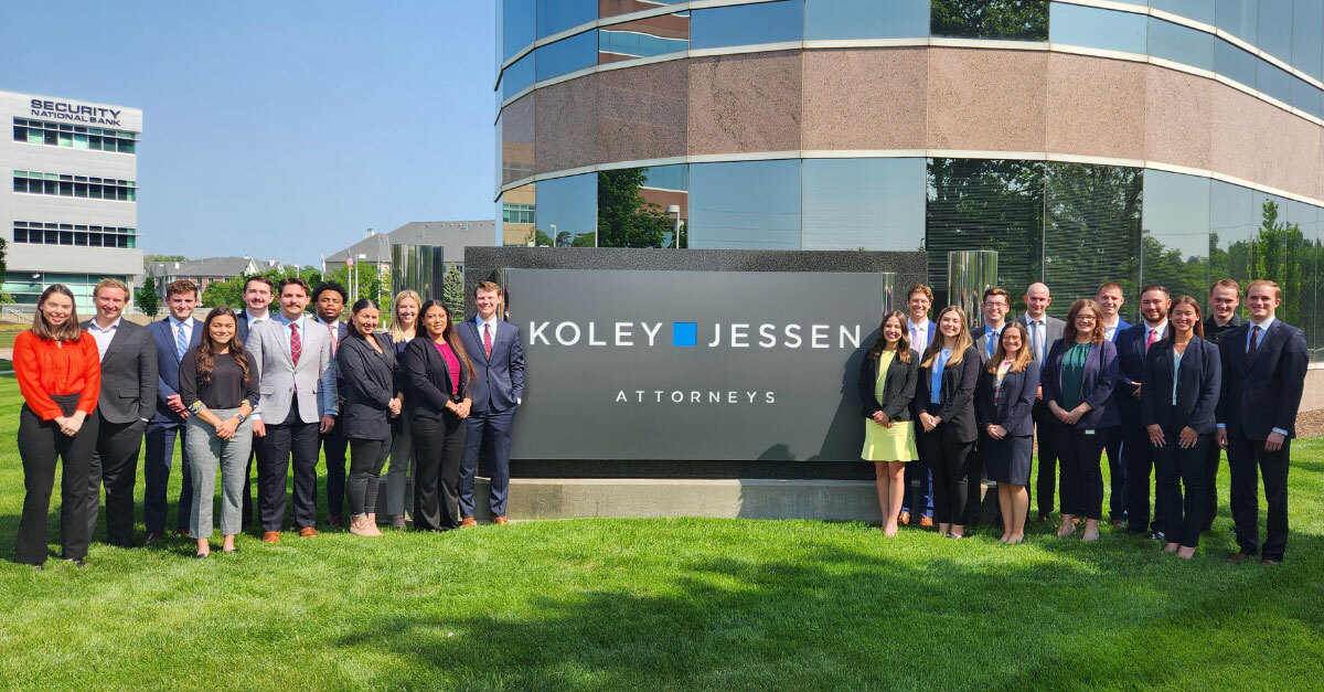 Koley Jessen Launches 2023 Summer Associate Program with 23 Law ...